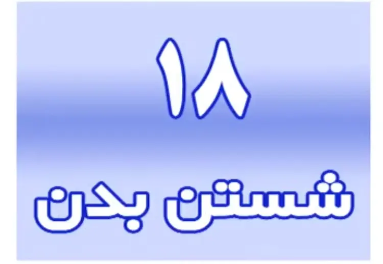 شستن طرف راست و چپ و شرایط صحت غسل